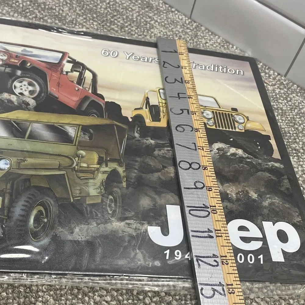 Jeep Signs Set Of 2 One New Sealed‎ Garage Man Cave Jeep Collectors Nice Signage